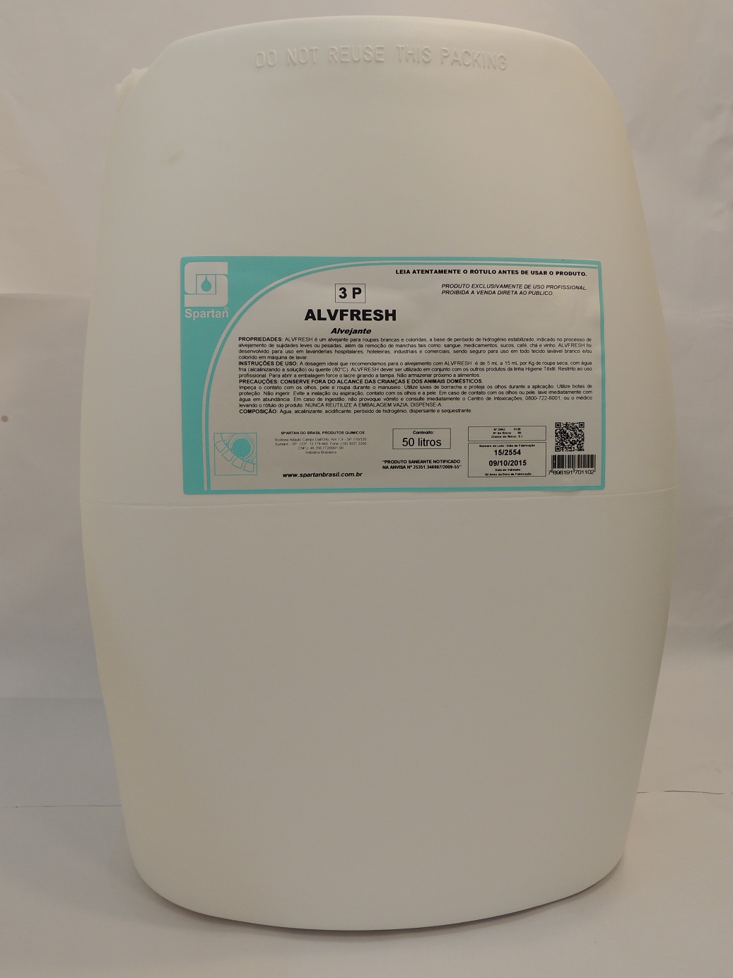 ALVFRESH - Alvejante para roupas brancas e coloridas (5 a 15 ml por kilo de roupa seca) - Image 2