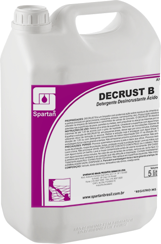 DECRUST B - Detergente Desincrustante Ácido - Remove resíduos de cimento (01 Litro faz até 20 litros) - Image 3