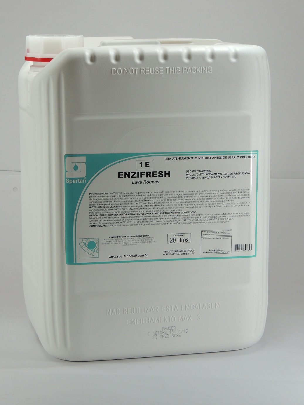 ENZIFRESH - Lava Roupas com ação Enzimática (4 a 8 ml por Kilo de Roupa) - Image 3