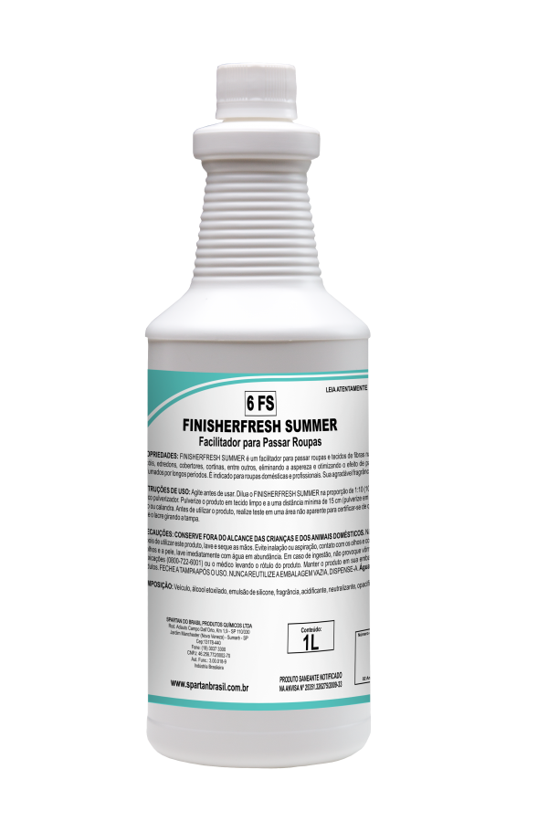 FINISHERFRESH SUMMER 1 L - Finalizador para Passadoria diluição até 1:10