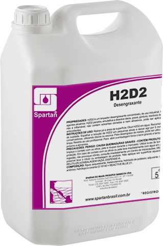 H2D2 - Limpador Desengraxante Industrial Superconcentrado (01 Litro faz até 40 litros) - Image 3