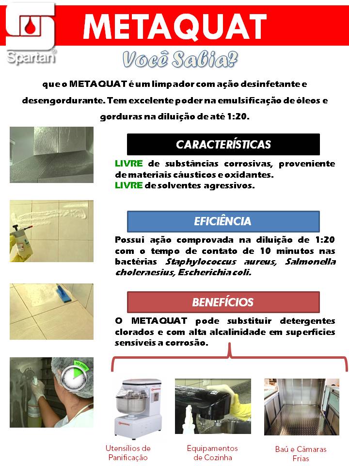 METAQUAT - Desengordurante Desinfetante a base de Quatérnario (1 litro faz até 20 Litros) - Image 2