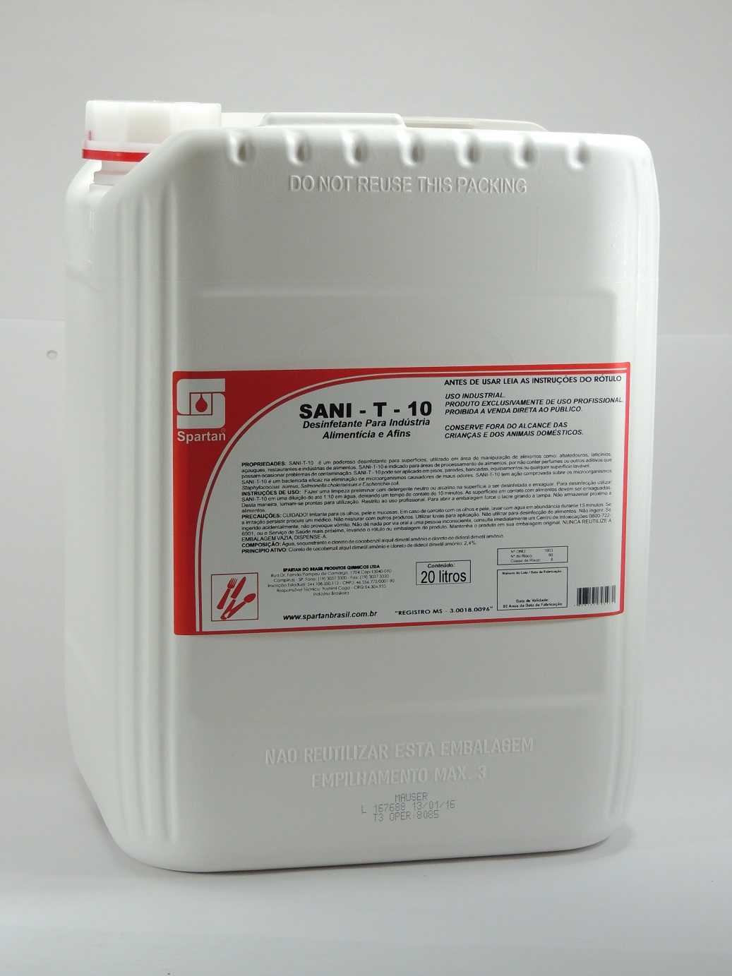 SANI-T-10 DESINFETANTE PARA SUPERFÍCIE (1 Litro faz até 10 litros) - Image 2