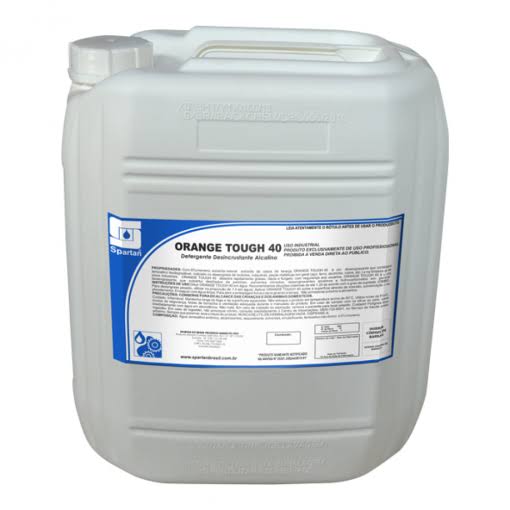ORANGE TOUGH 40 - Detergente Desincrustante Alcalino com 40% D-limoneno (01 Litro faz até 20 litros) - Image 2