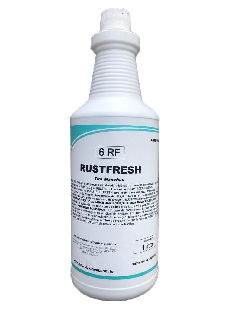 RUSTFRESH - Tira manchas Removedor de Ferrugens (1 Litro faz até 3 litros)